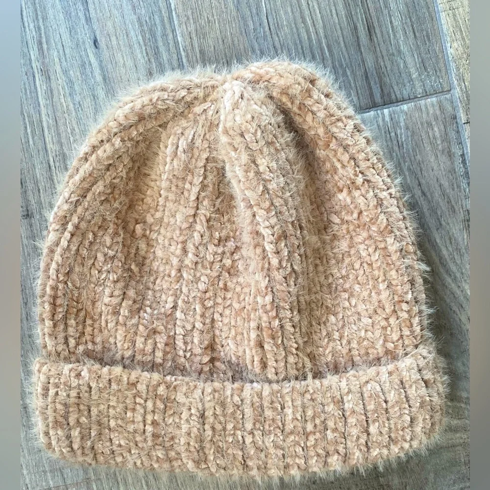 C.C. Tan and Cream Beanie